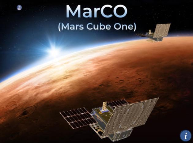 洞察号还将搭载两个小卫星，这是首次在火星轨道试验微小卫星技术