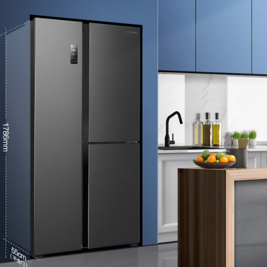 三区控温+超薄，容声T字型冰箱满足大容量和精细存储需求