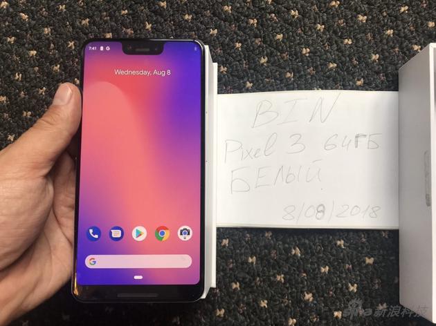 谷歌Pixel 3 XL照片曝光 依旧刘海