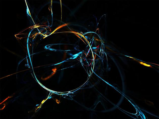 弦理论是一套尖端理论，认为基本粒子都是微小的、由不断振动的弦构成的环。