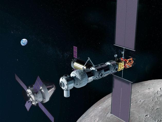 “月球门户”空间站想象图