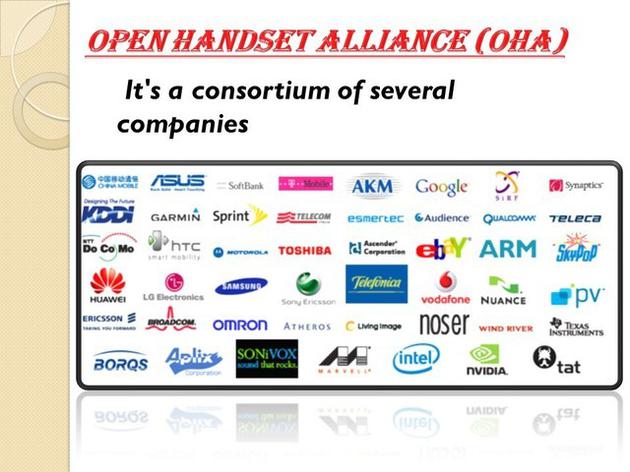 开源手机联盟OHA拥有响当当的成员列表