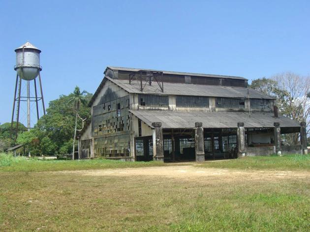 福特开发的橡胶乐园 Fordlandia 如今的断壁残垣。图片来源：wikipedia