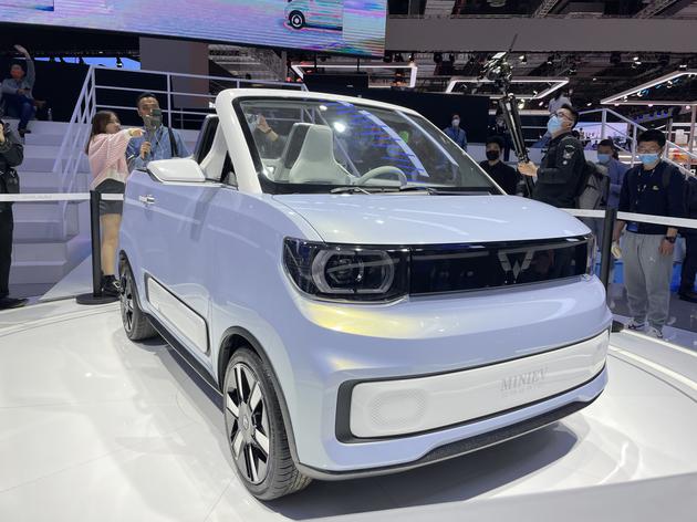 五菱宏光minievcabrio拉风敞篷设计明年量产