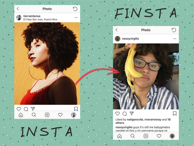 Finsta，即Fake Instagram的缩写，与Rinsta（Real Instagram相对）。Finsta是指是私密账户，主要流行于年轻人当中，粉丝通常是自己非常亲密的好友。