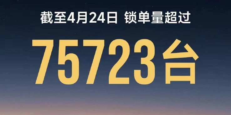 雷军：小米汽车锁单量超过75723台，已交付5781台