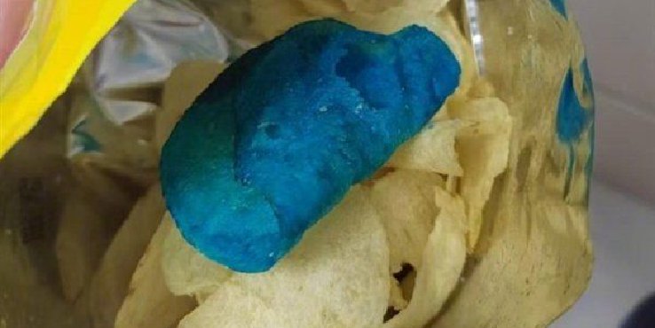 乐事确认“蓝色薯片”来源：异物为工厂着色验证薯片