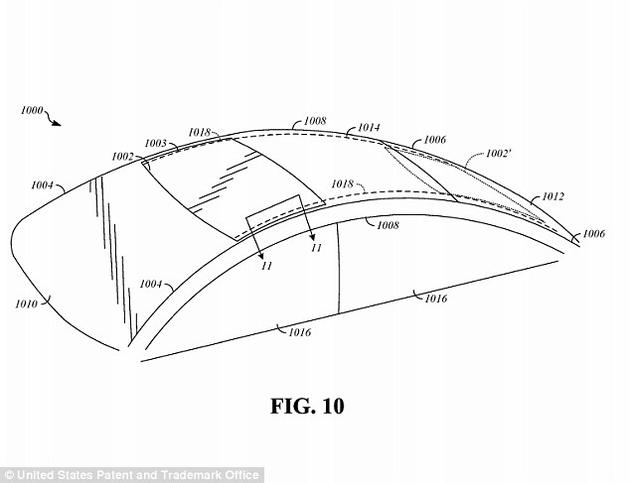 苹果关于天窗系统的专利