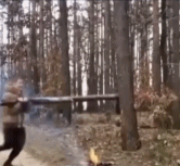 默契的合作gif搞笑图片