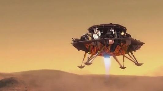 CG动画模拟中国火星探测全程