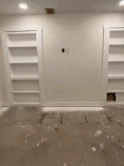 给猫装修了一个房间gif搞笑图片