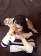 早就对你不满意了gif搞笑图片