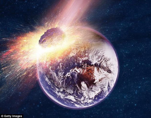 地球历史上发生过多次陨星撞击地球的事件，几次大灭绝事件可能都与这类小天体的撞击事件有关