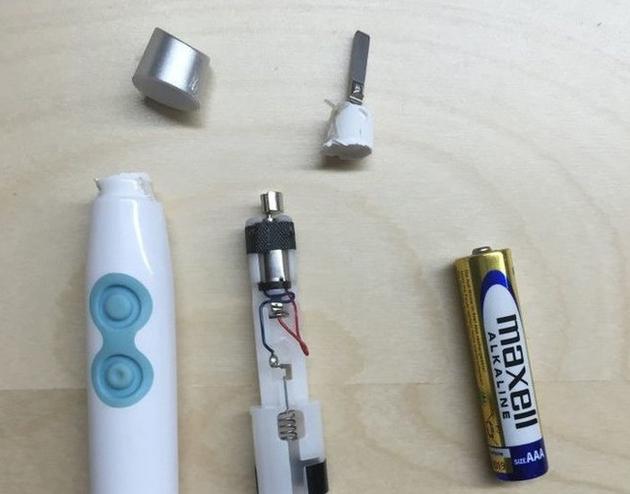 某国产电动牙刷的机构