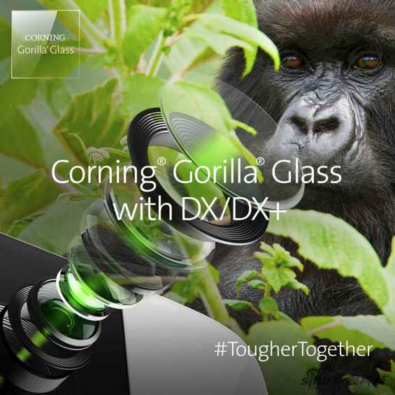 Corning Gorilla Glass with DX+ɲDXDX+