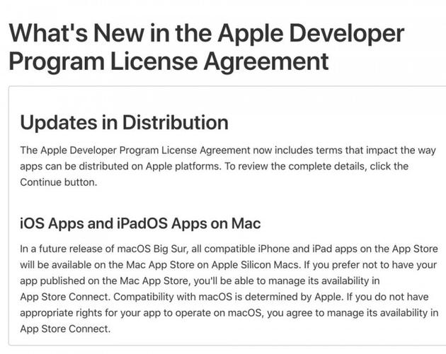 苹果强调：iOS应用是否上架Mac商城完全取决于开