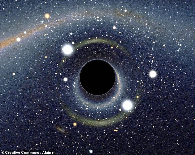 科学家称，有些黑洞可能是暗能量的团块。图为黑洞的想象图