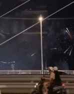 伴着烟花一起回家gif搞笑图片