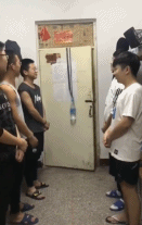 终于研究出了自动门gif搞笑图片