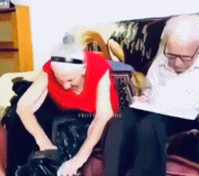 垃圾袋是还能这样用gif搞笑图片