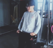 每日健身项目gif搞笑图片