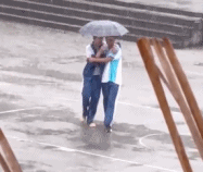 今天雨太大了-搞笑gif动态图片 - izike-izike