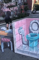 以假乱真的街头3D画-搞笑gif动态图片 - izike-izike