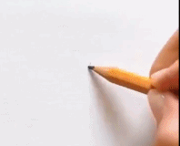 简笔画的治愈爱心狮子-搞笑gif动态图片-izike