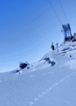 跳水式滑雪gif搞笑图片