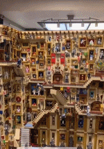 乐高打造的霍格沃茨城堡gif搞笑图片