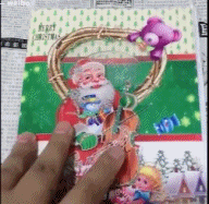 曾经收到过那么多贺卡gif搞笑图片