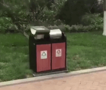 来自垃圾桶的rapgif搞笑图片