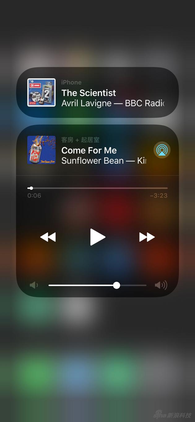 一个音箱在两个音源之间切换