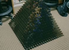 碎出了一幅油画gif搞笑图片