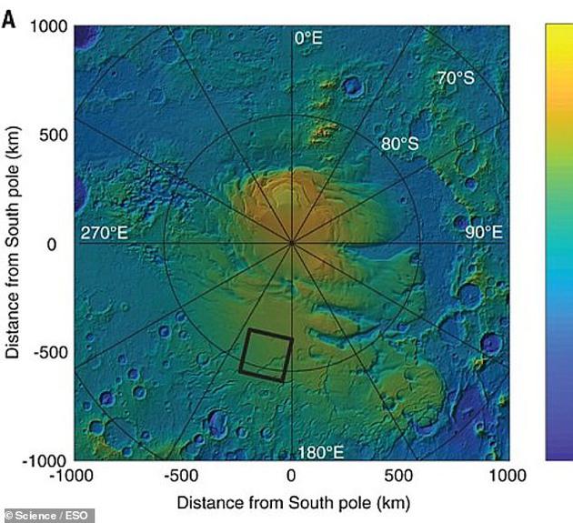 在该研究之前，科学家在火星南极历史性地发现了一个地下液态水湖。