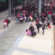 又到了一年一度春运gif搞笑图片