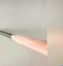 画家最简单的画手方式-搞笑gif动态图片-izike