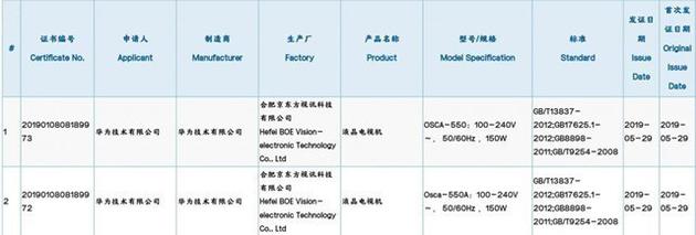 3C认证信息