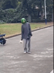 有个沙雕室友gif搞笑图片