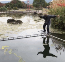 意境滑板gif搞笑图片