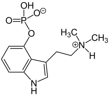 裸盖菇素的化学结构