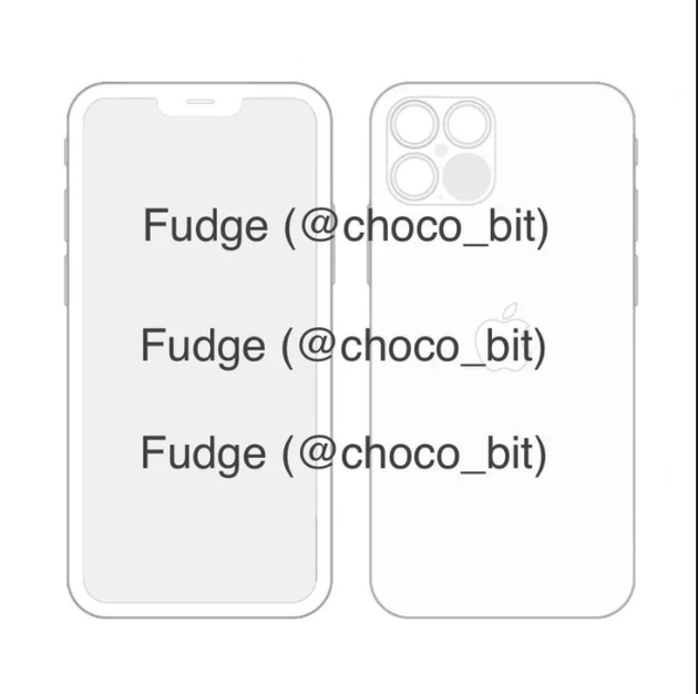 爆料的iPhone 12设计图