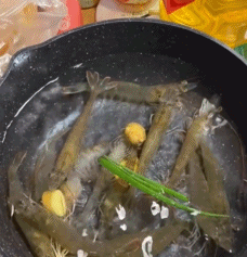 大虾的结局煮烂了-搞笑gif动态图片-izike