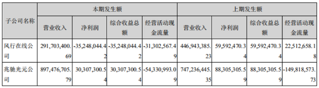 图片来源：兆驰股份半年报，单位：元