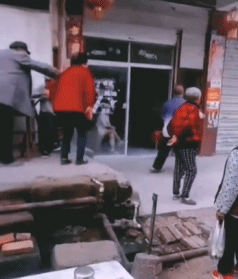 吵架是最好的锻炼-搞笑gif动态图片 - izike-izike
