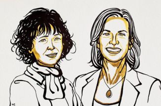 CRISPR先驱以及诺贝尔奖得主Emmanuelle Charpentier（左）和Jennifer A。 Doudna（右），图片来源：诺贝尔奖官网