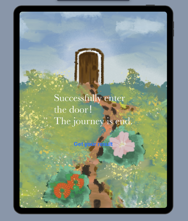 王毓萱获奖作品《the path in the garden》