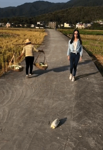 路过深藏功与名-搞笑gif动态图片-izike