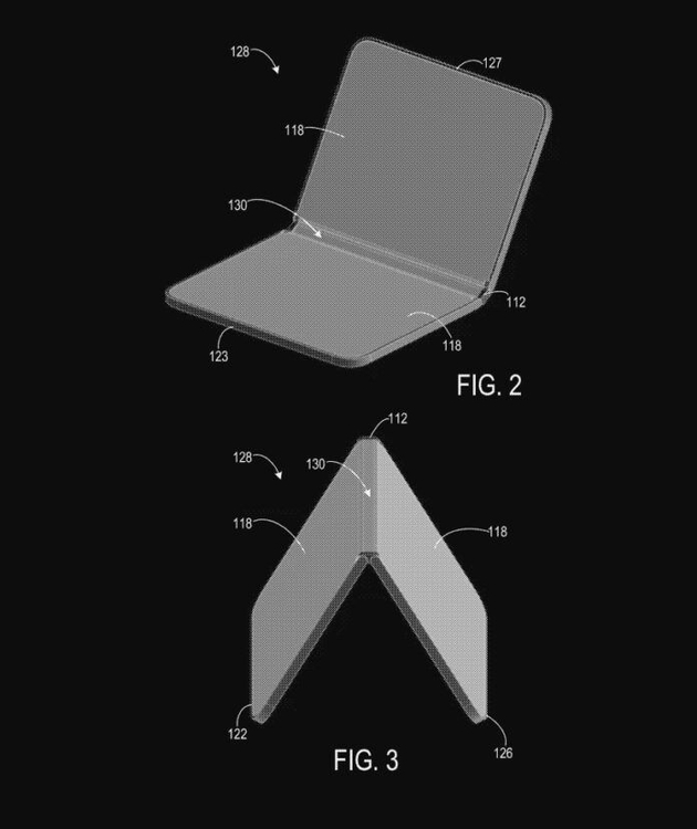 “微软”微软Surface Duo 3安卓折叠屏手机专利曝光