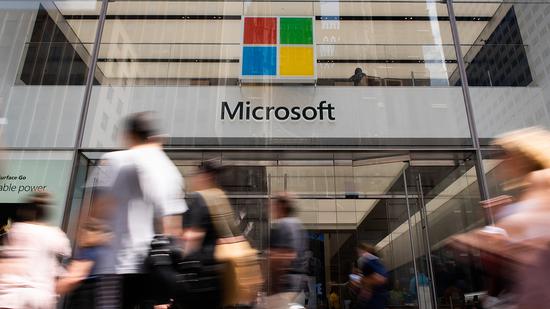 目前微软是美国市值第二高公司 未来或有望赶超亚马逊